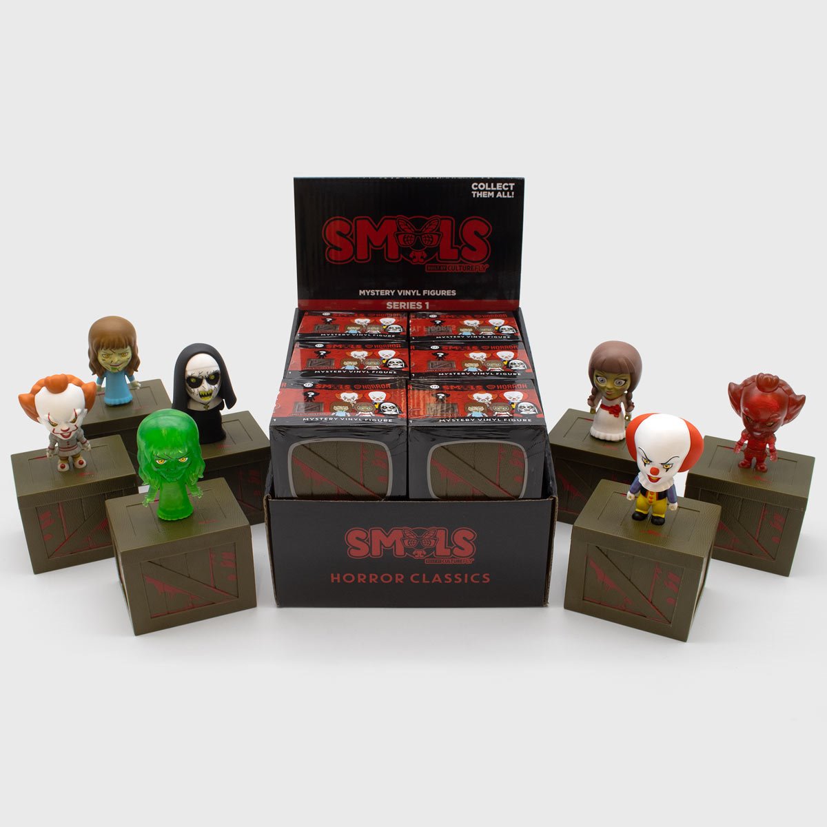 Warner Brothers Horror Series 1 SMOLS Vinyl Figure Case of 12