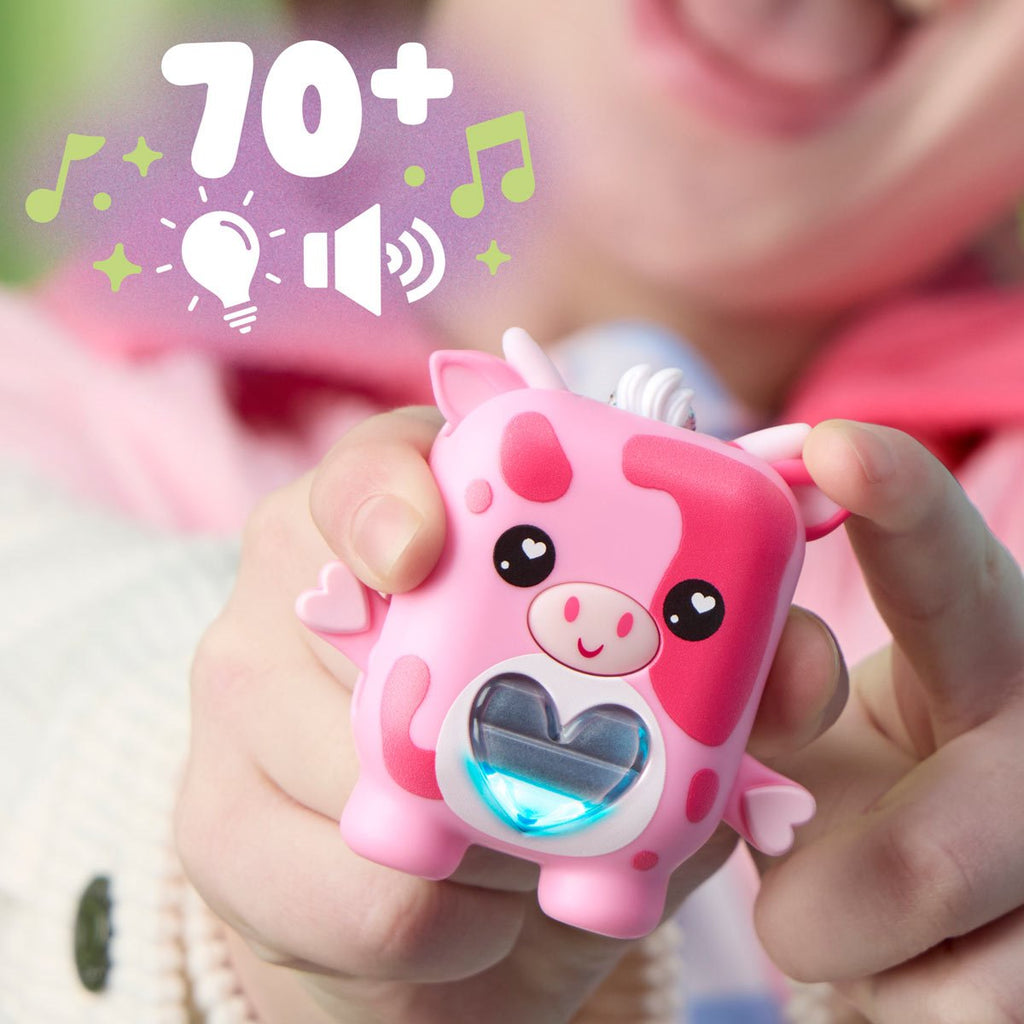 Nano-mals Mootilda the Pink Cow Electronic Pet Toy