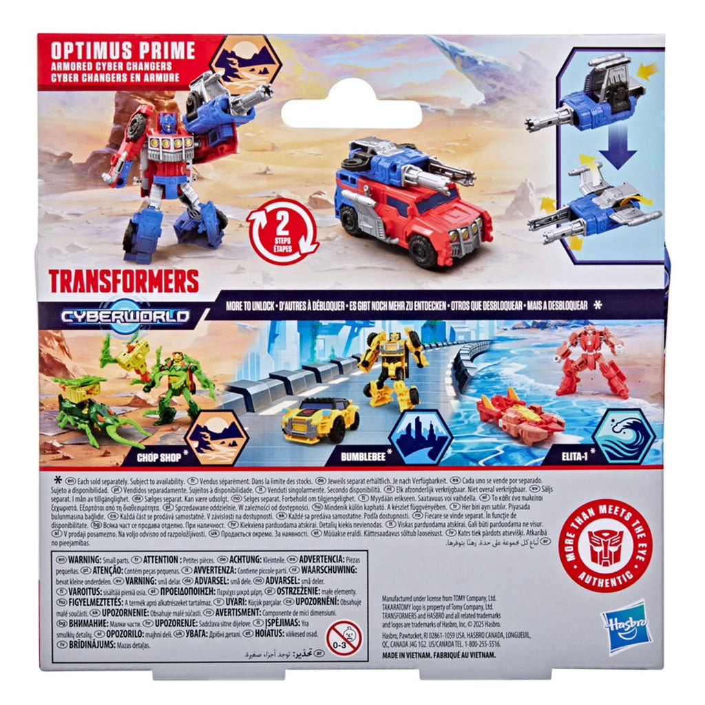 Transformers Cyberworld Armored Cyber Change Wave 3 Set of 4