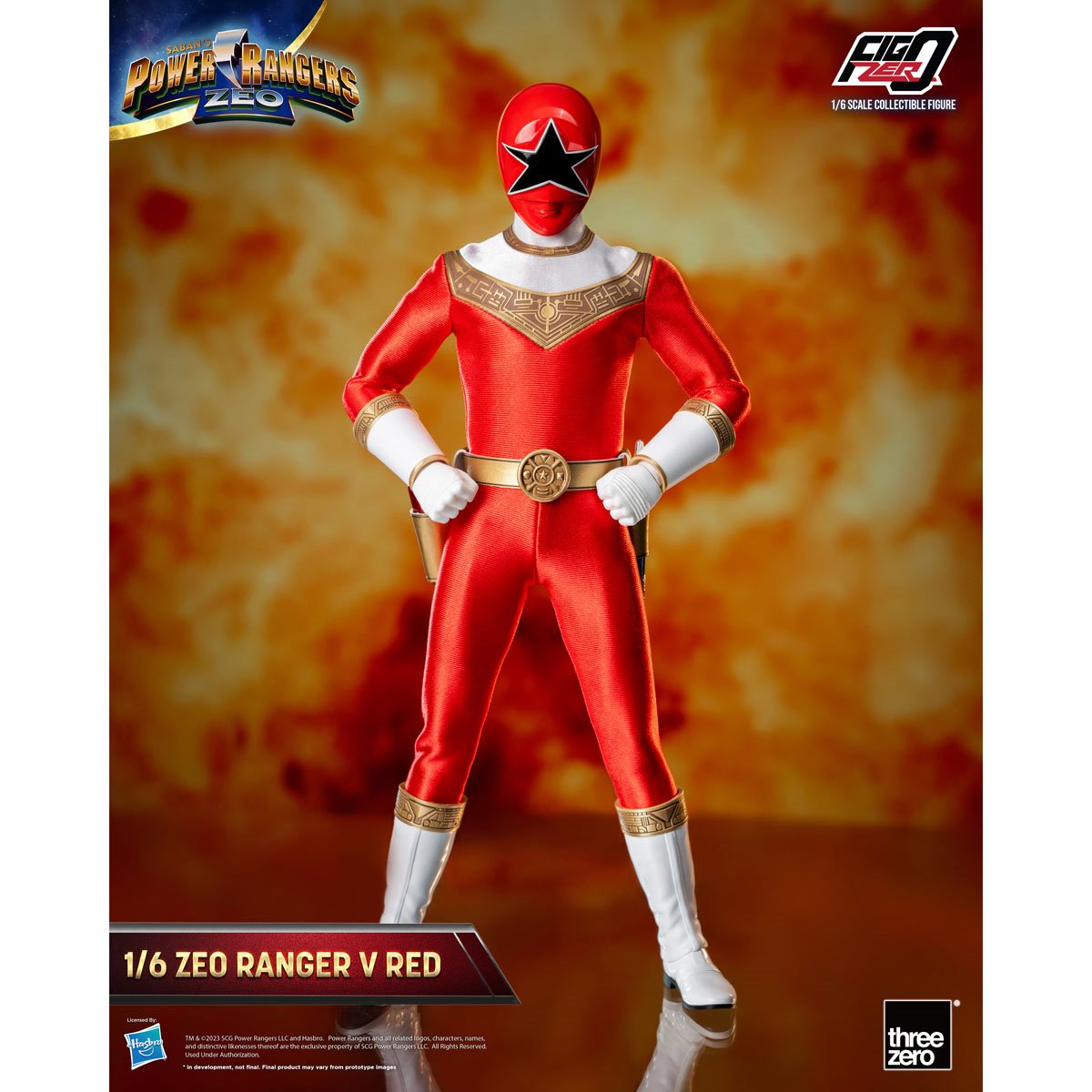 Power Rangers Zeo Red Zeo Ranger V FigZero 1:6 Scale Action Figure
