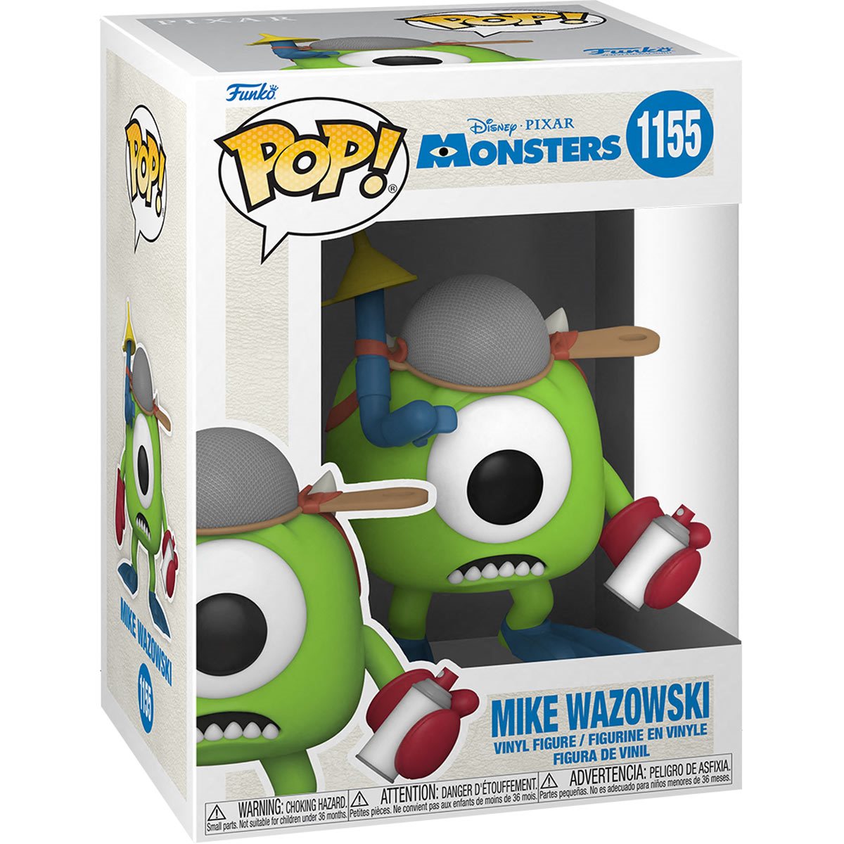 Monsters, Inc. 20th Anniversary Mike with Mitts Funko Pop! Vinyl Figure #1155