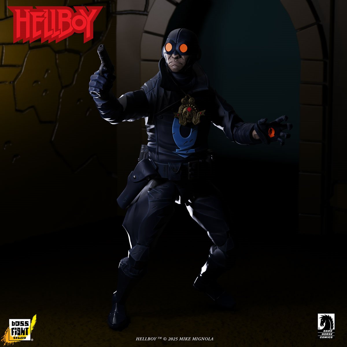 Hellboy Lobster Johnson The Iron Prometheus 1:12 Scale Wave 1 Action Figure