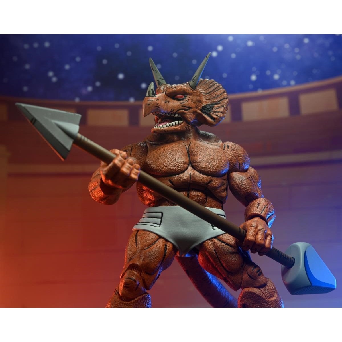 Teenage Mutant Ninja Turtles Mirage Comics Triceraton Gladiator 7-Inch Scale Action Figure