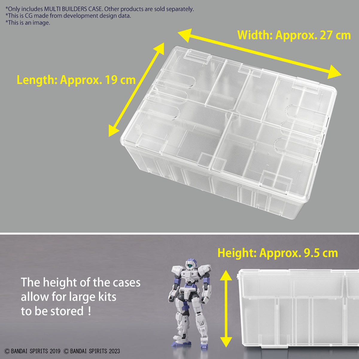 Multi Builders Plastic Model Kit Case
