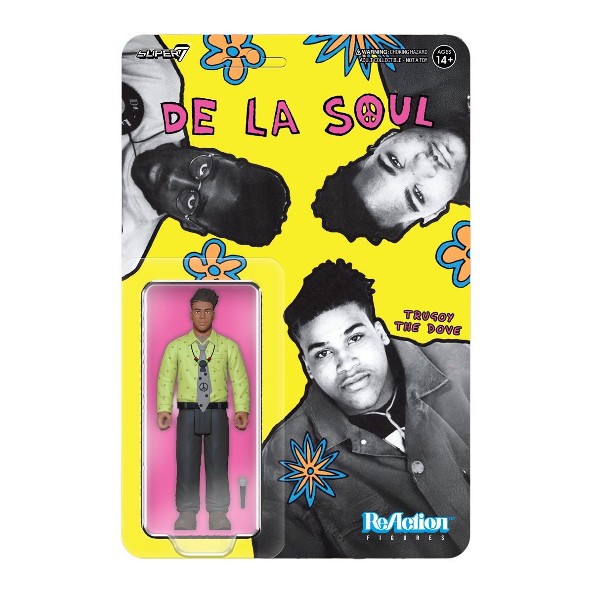 De La Soul David Trugoy the Dove Jolicoeur (Me, Myself & I) 3 3/4-Inch ReAction Figure