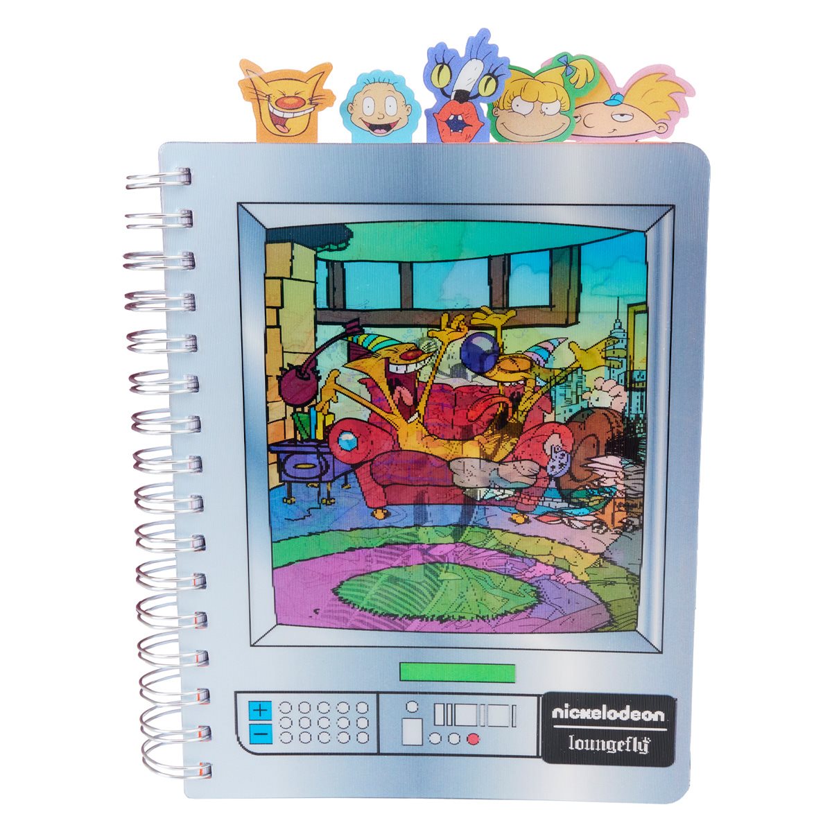 Nickelodeon Retro TV Triple Lenticular Tab Journal