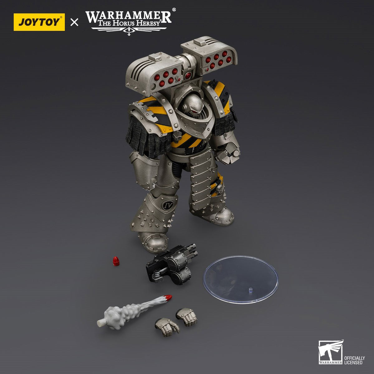 Joy Toy Warhammer The Horus Heresy Iron Warriors Tyrant Siege Terminator with Rocket 1:18 Scale Action Figure