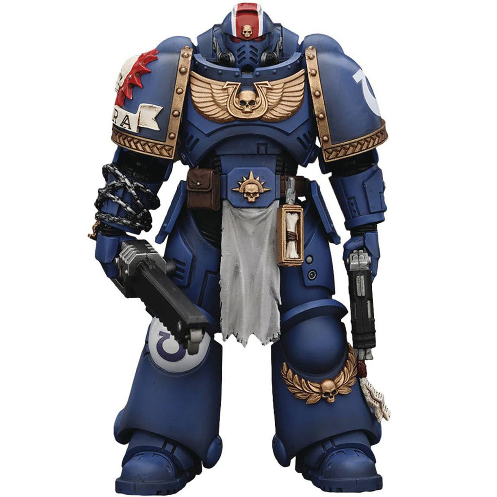 Joy Toy Warhammer 40,000: Space Marine 2 Ultramarines Lieutenant Titus 1:18 Scale Action Figure