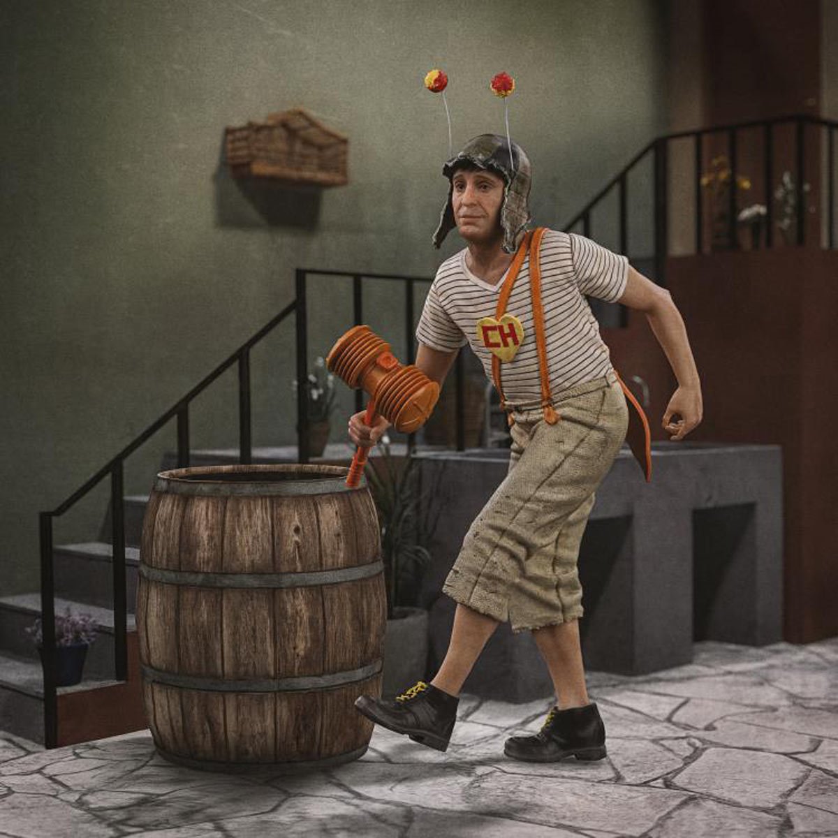 El Chapulin Colorado Chaves 1:10 Art Scale Limited Edition Statue