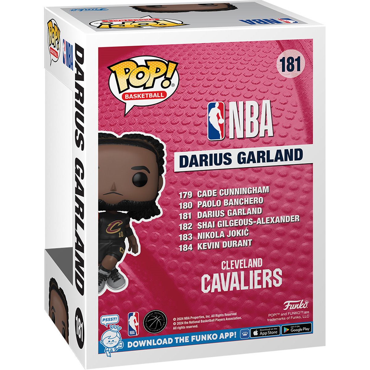 NBA Cavs Darius Garland Funko Pop! Vinyl Figure #181