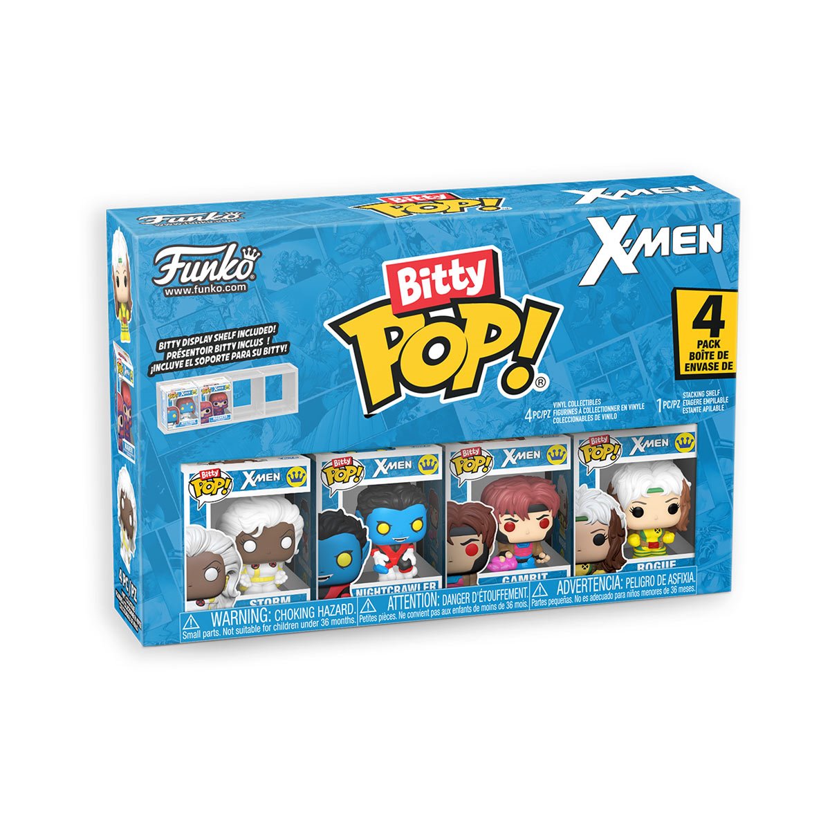 X-Men Gambit Funko Bitty Pop! Mini-Figure 4-Pack