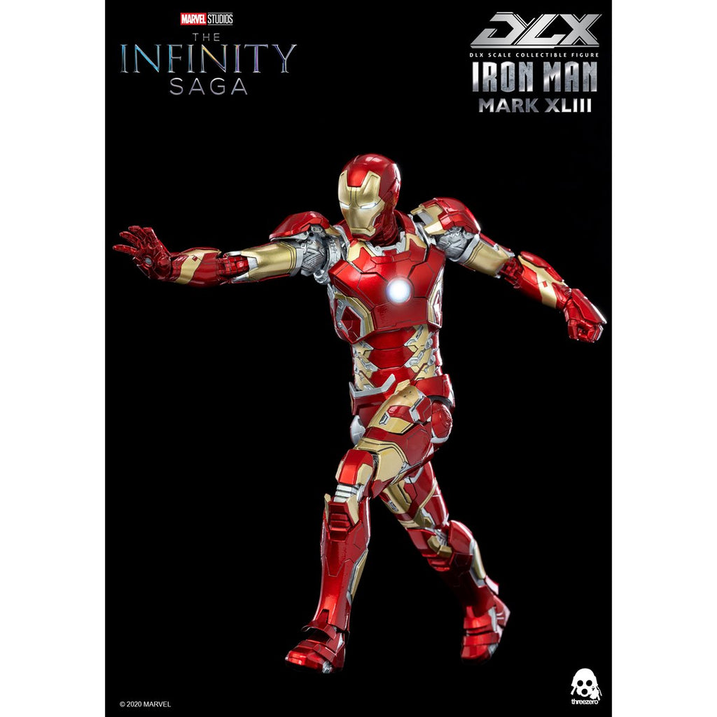 Avengers: Infinity Saga Iron Man Mark 43 DLX 1:12 Scale Action Figure