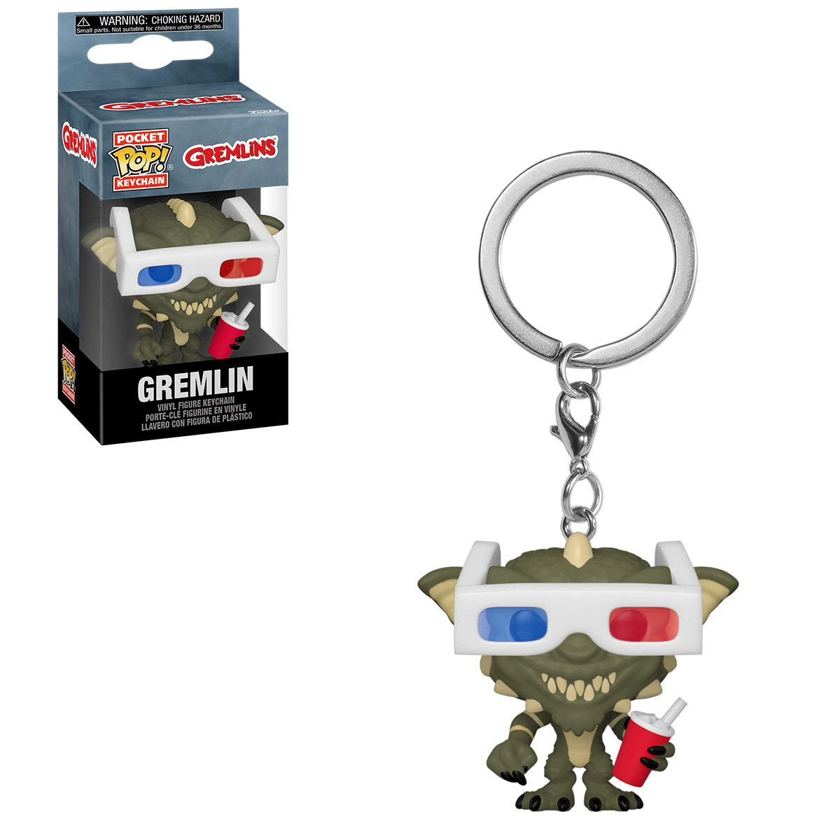Gremlins Stripe with 3D Glasses Funko Pocket Pop! Key Chain