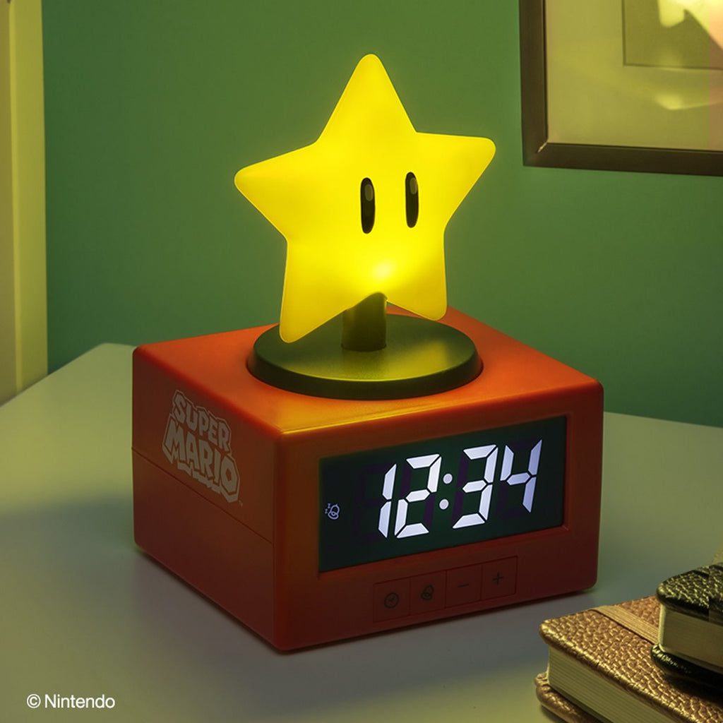 Super Mario Bros. Super Star Icon Alarm Clock