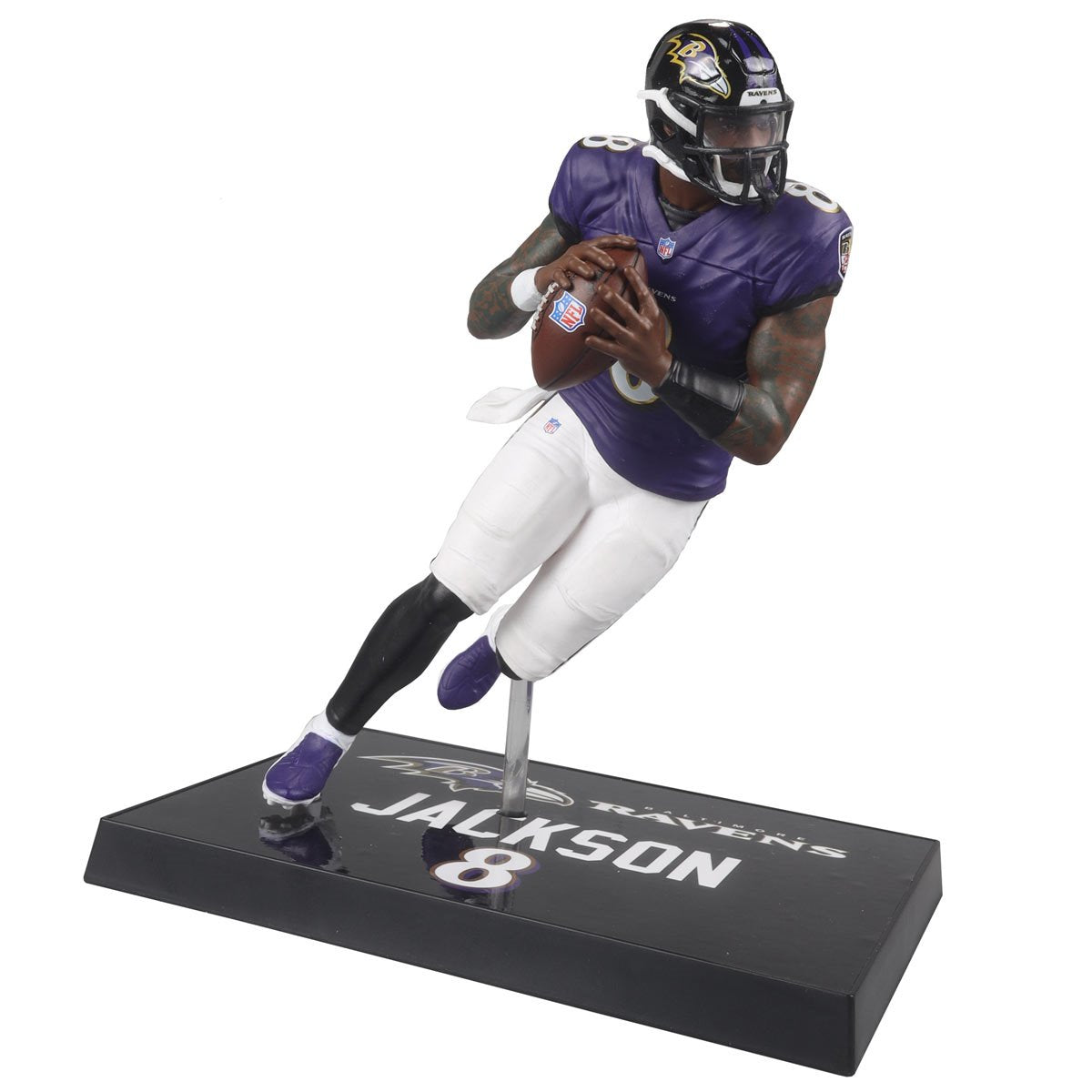 NFL SportsPicks 2024 Wave 2 Baltimore Ravens Lamar Jackson 7-Inch Scale Posed Figure