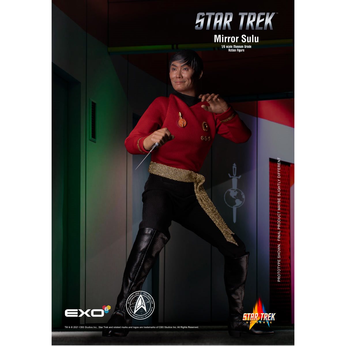 Star Trek: The Original Series Mirror Universe Sulu 1:6 Scale Action Figure