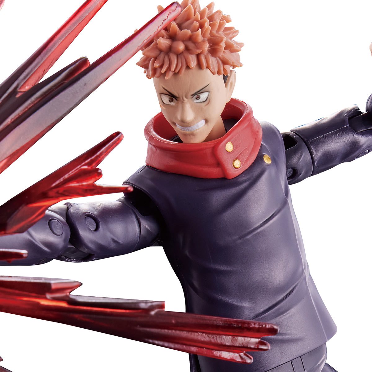 Jujutsu Kaisen Anime Heroes Yuji Itadori Black Flash Version Action Figure