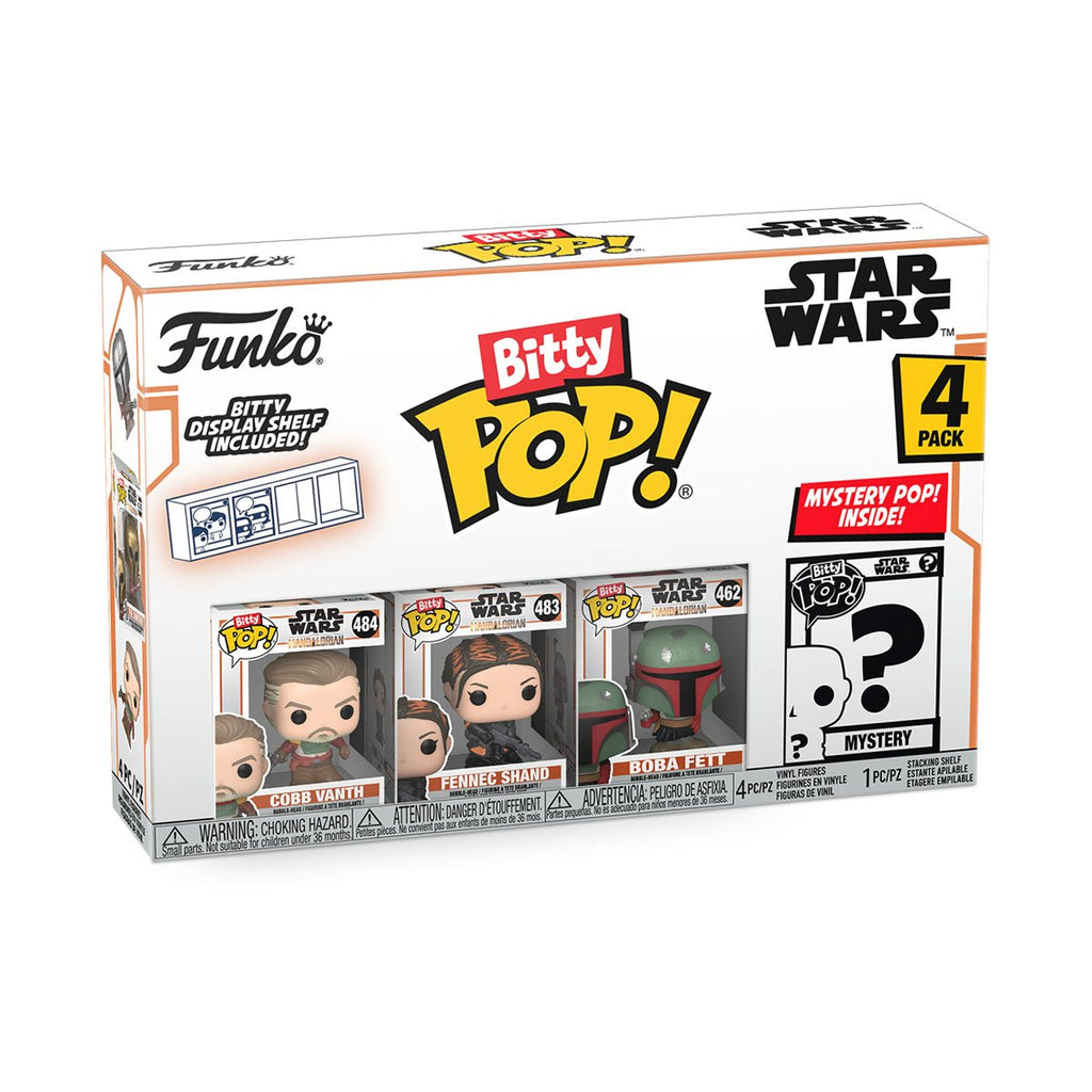 Star Wars: The Mandalorian Cobb Vanth Funko Bitty Pop! Mini-Figure 4-Pack