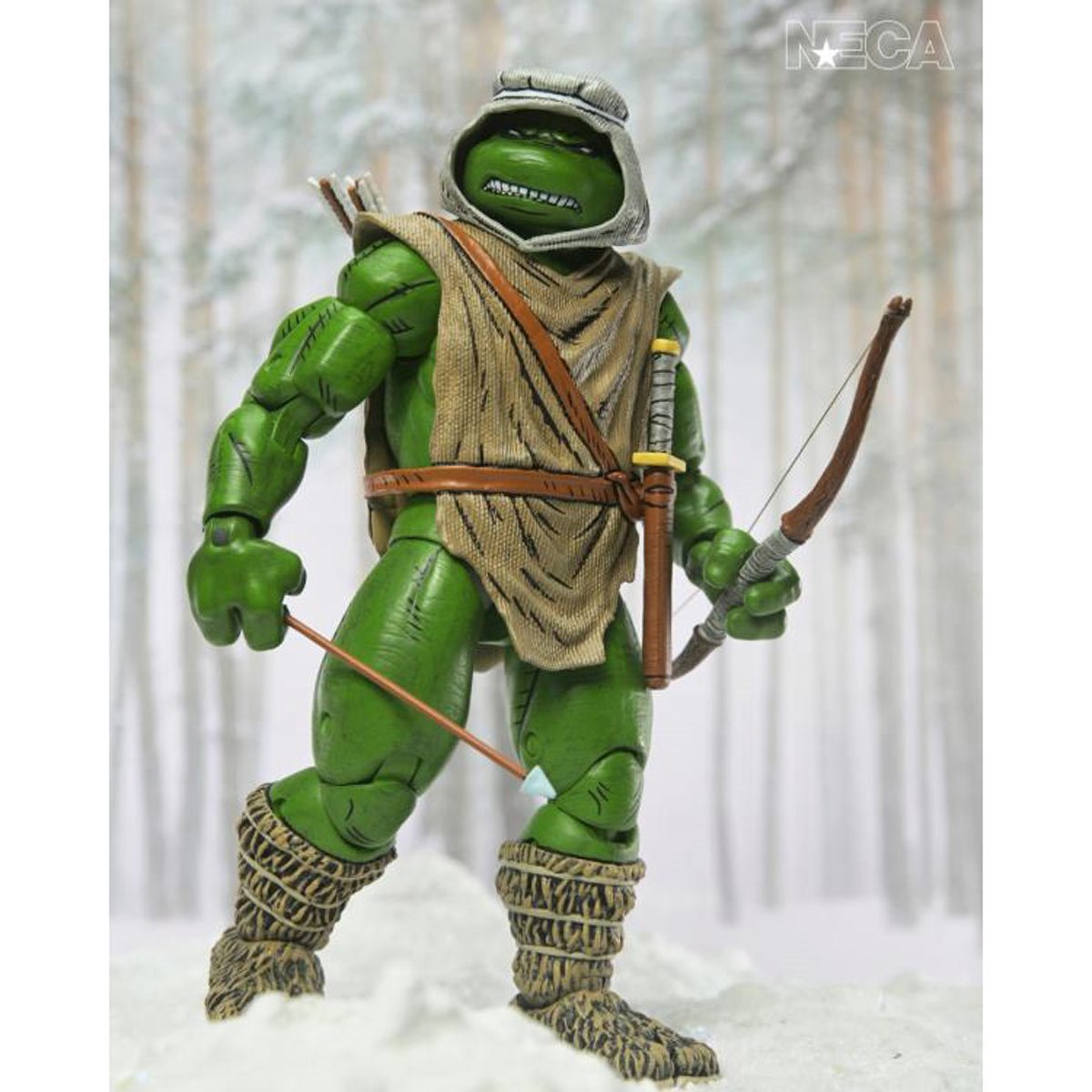 Teenage Mutant Ninja Turtles Mirage Comics Hunter Leonardo 7-Inch Scale Action Figure