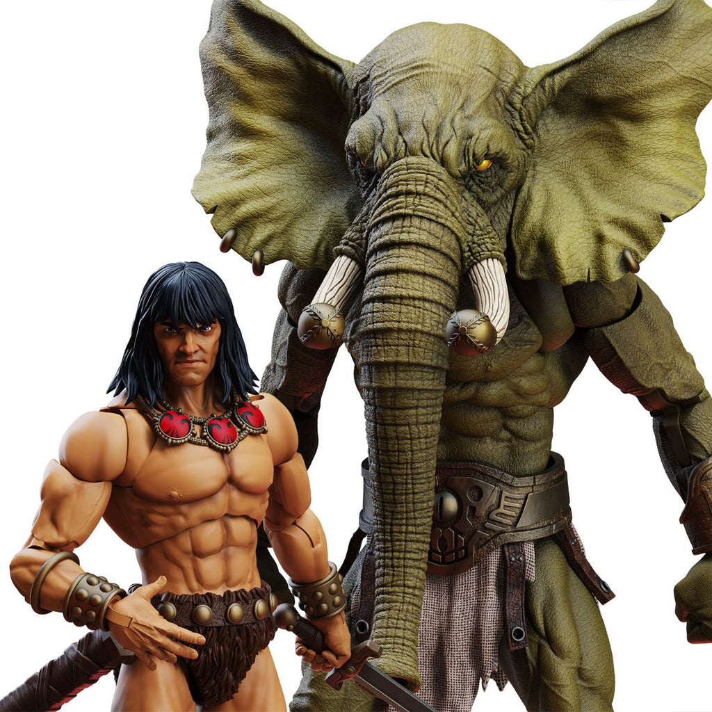 Conan the Barbarian The Tower of the Elephant Young Conan and Yag Kosha Action Figure 2-Pack