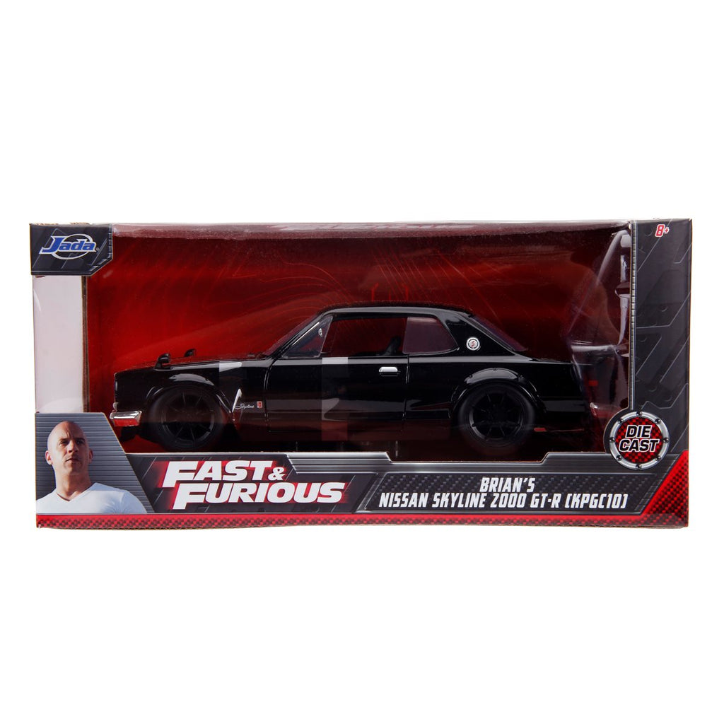 Fast and Furious Brian's Nissan Skyline 2000 GT-R 1:24 Scale Die-Cast Metal Vehicle