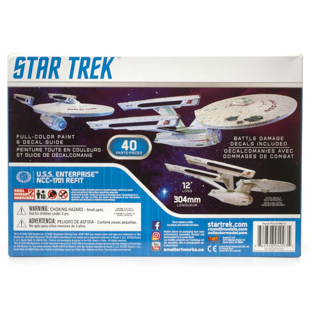 Star Trek U.S.S. Enterprise Refit Wrath of Khan Edition 1:1000 Scale Model Kit