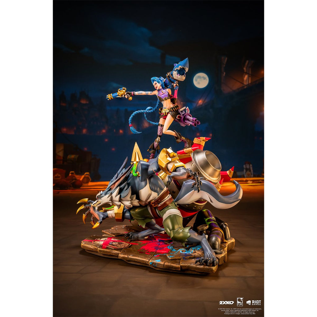 2XKO Jinx and Warwick 1:10 Scale Resin Statue