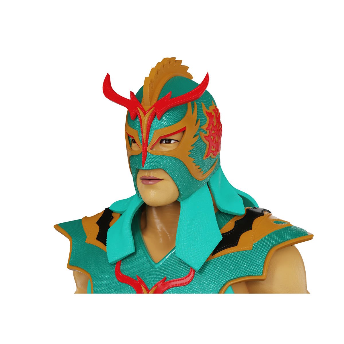 Legends of Lucha Libre Fanaticos Wave 2 Ultimo Dragon Action Figure