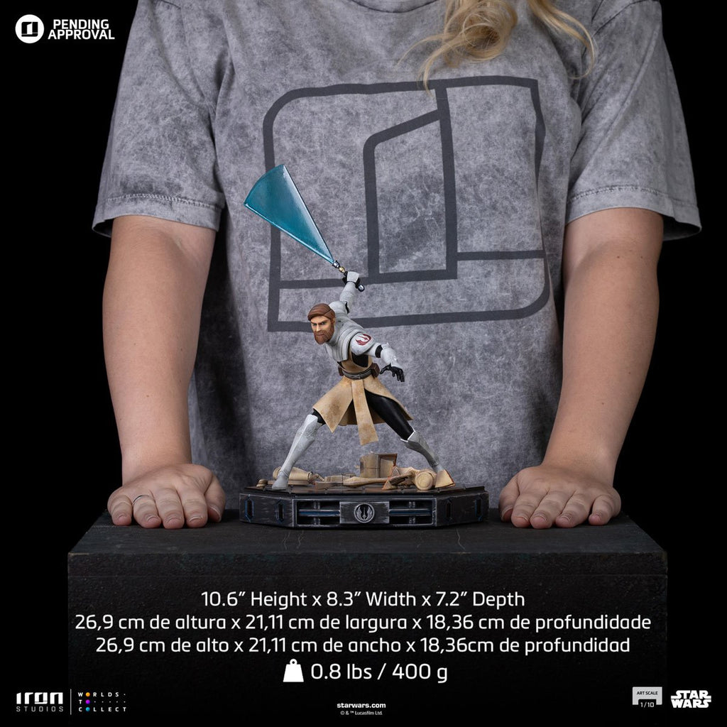 Star Wars: The Clone Wars Obi-Wan Kenobi 1:10 Art Scale Limited Edition Statue