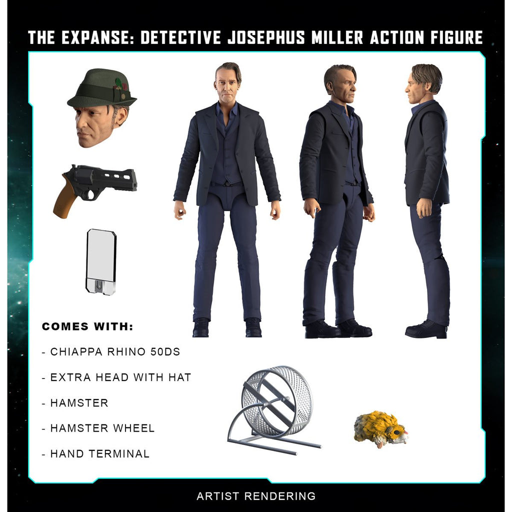 The Expanse Detective Josephus Miller 1:12 Scale Action Figure