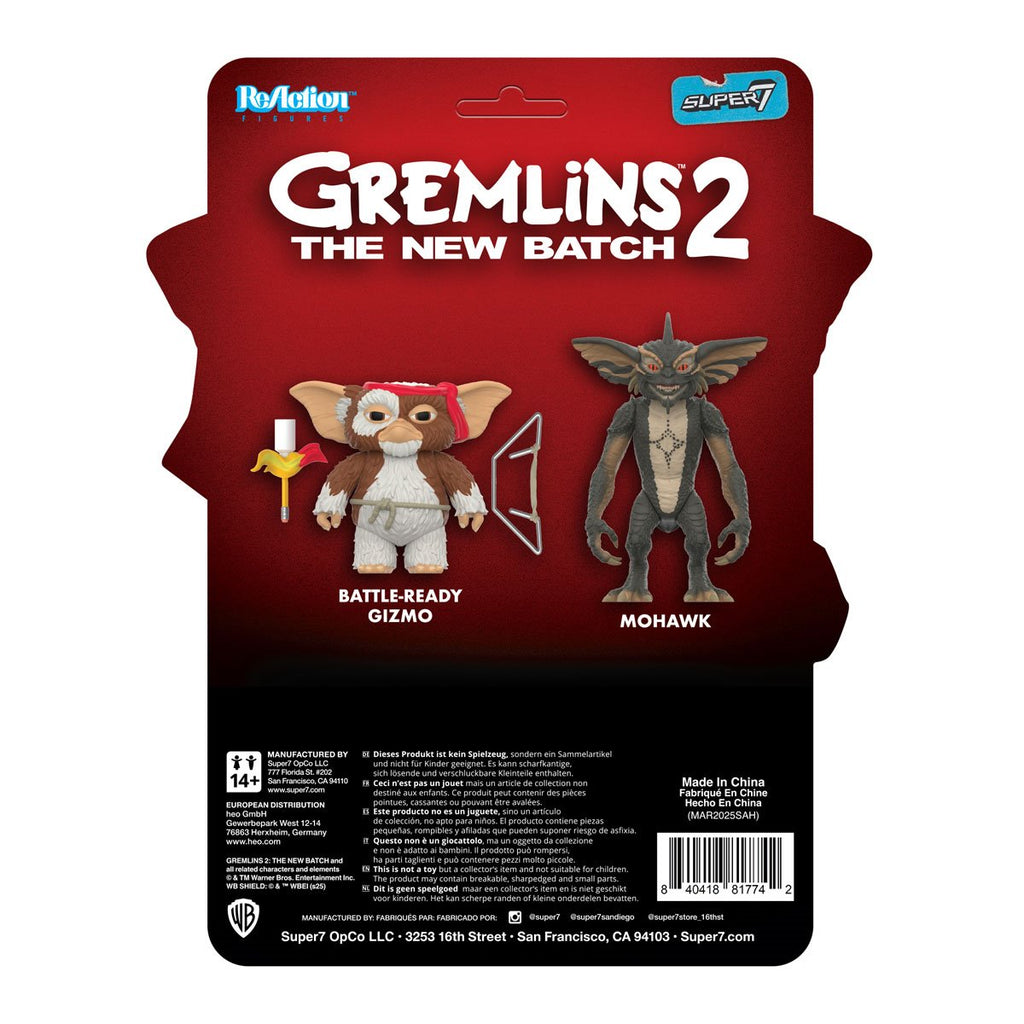Gremlins 2 Gizmo (Character Card) 3 3/4-Inch ReAction Figure