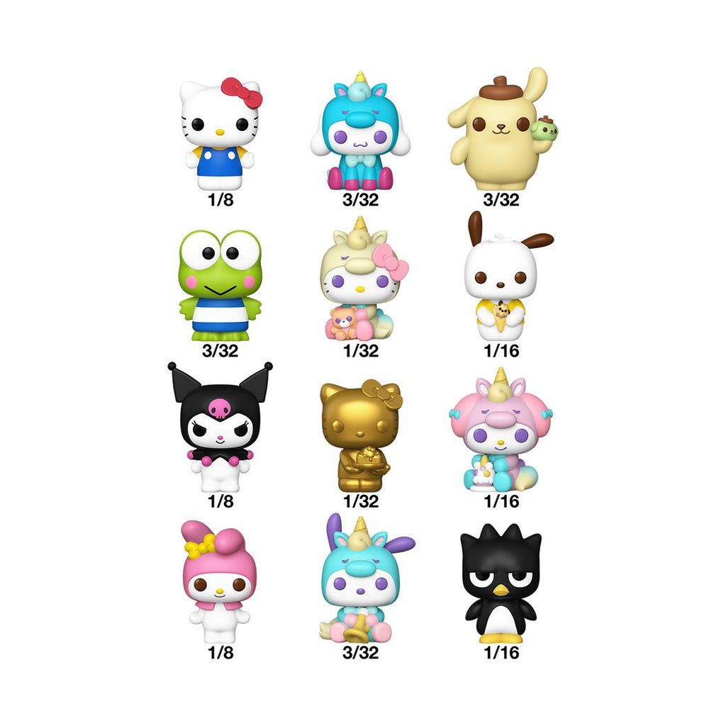 Sanrio Funko Bitty Pop! Mini-Figure Singles Display Case of 32