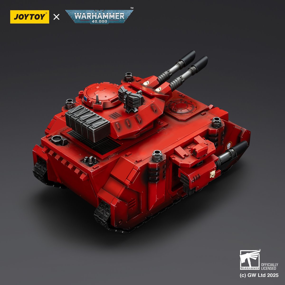 Joy Toy Warhammer 40,000 Blood Angels Predator Annihilator with Twin Lascannons 1:18 Scale Action Figure