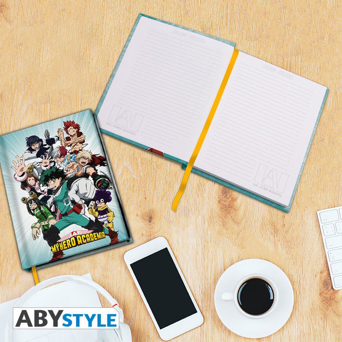 My Hero Academia Heroes Hardcover Notebook