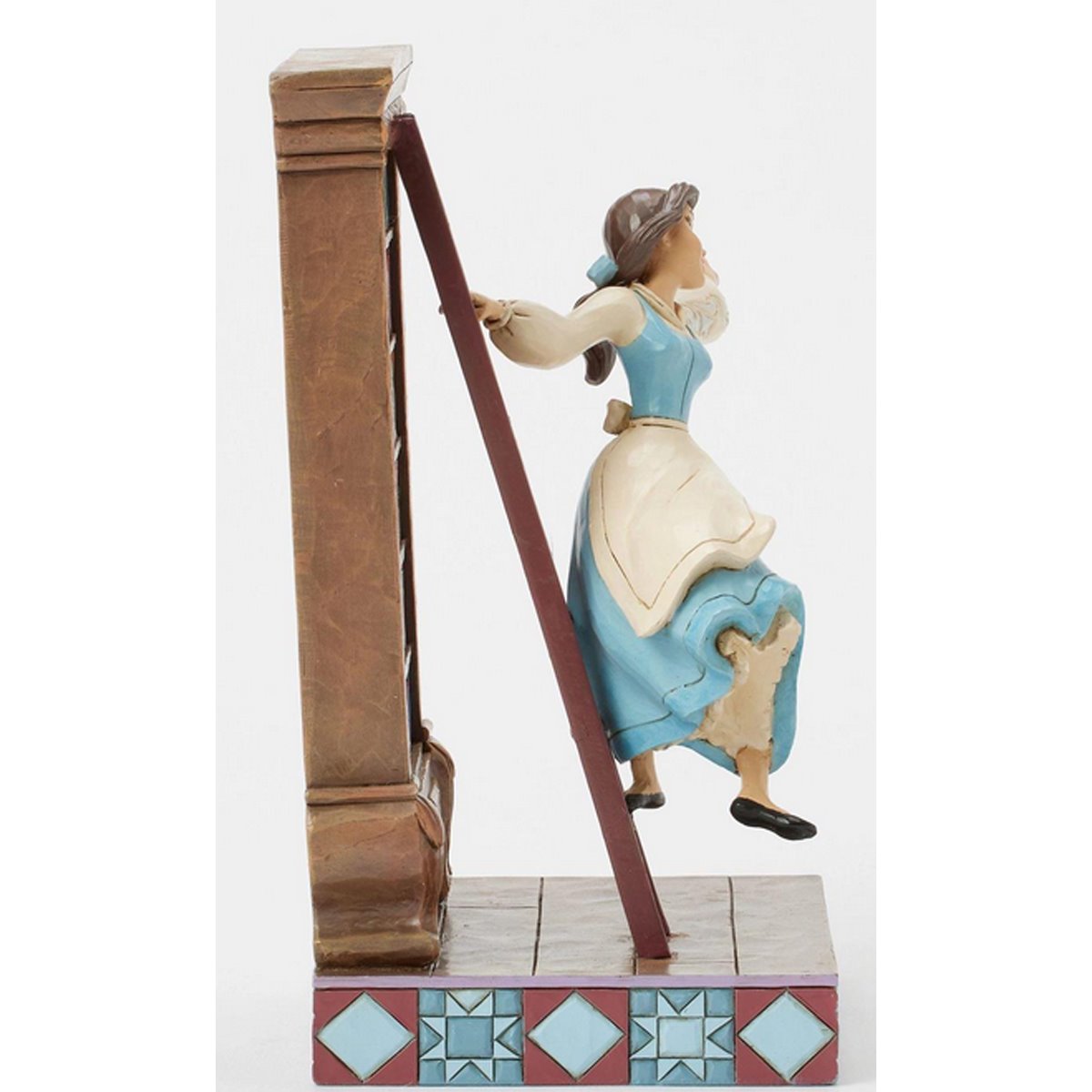 Disney Traditions Beauty and the Beast Belle with Bookshelf Statue