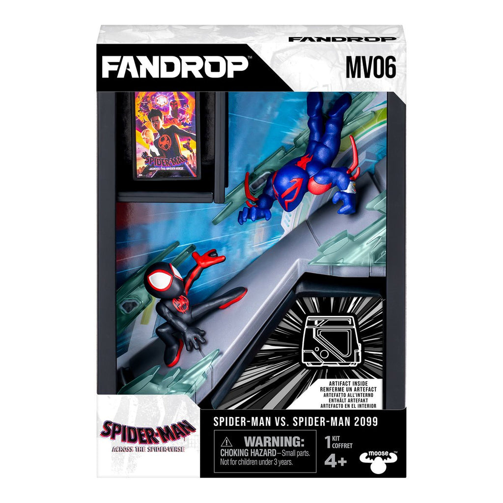 Marvel Spider-Man Vs Spider-Man 2099 Fandrop Figure Diorama