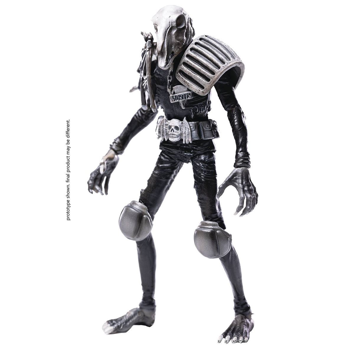 Judge Dredd Judge Mortis Black and White Exquisite Mini Series 1:18 Scale Action Figure