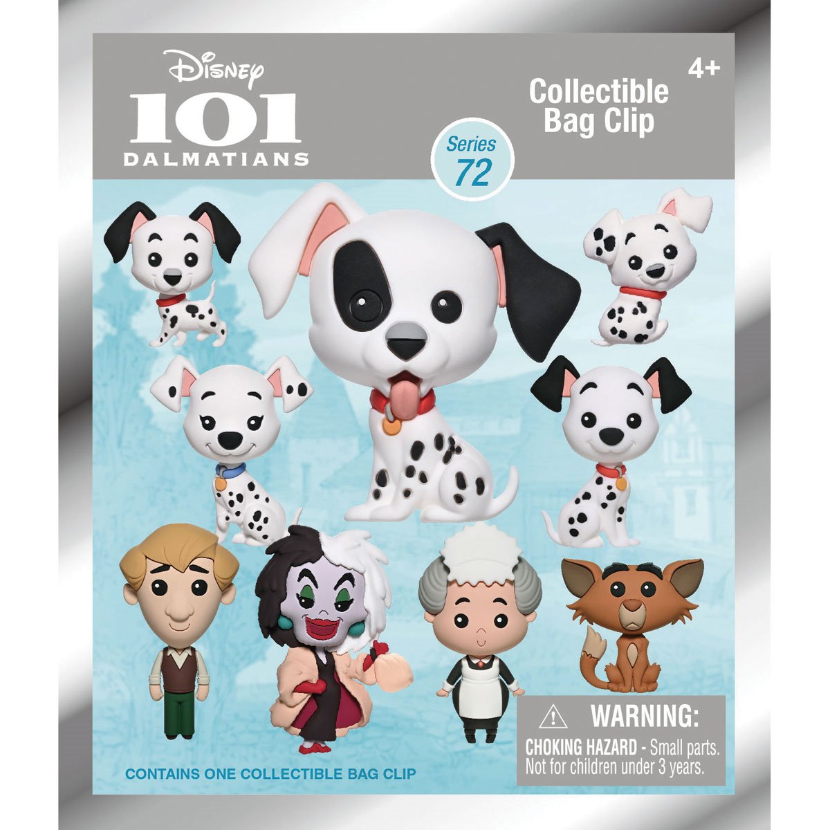 101 Dalmatians Series 72 3D Foam Bag Clip Display Case of 24