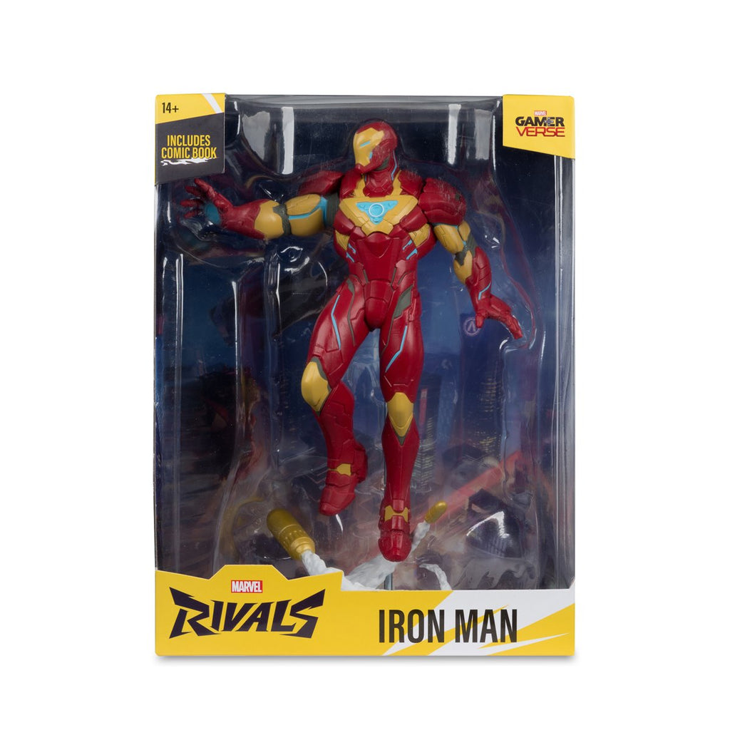 Marvel Rivals Wave 2 Iron Man 1:6 Scale Posed Figure with Scene and Comic