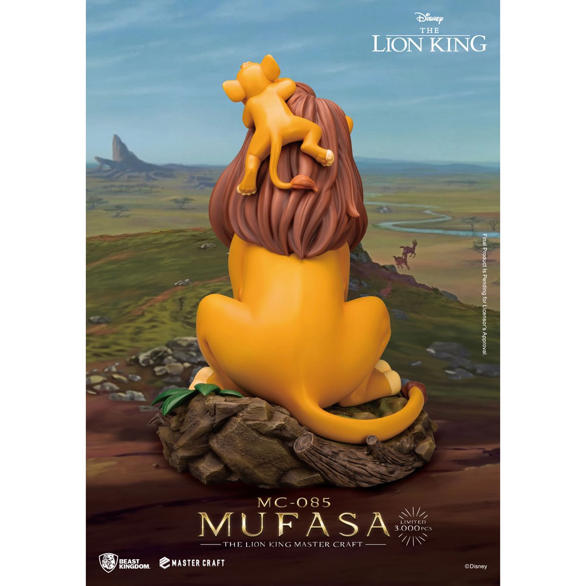 The Lion King Mufasa MC-085 Master Craft Statue