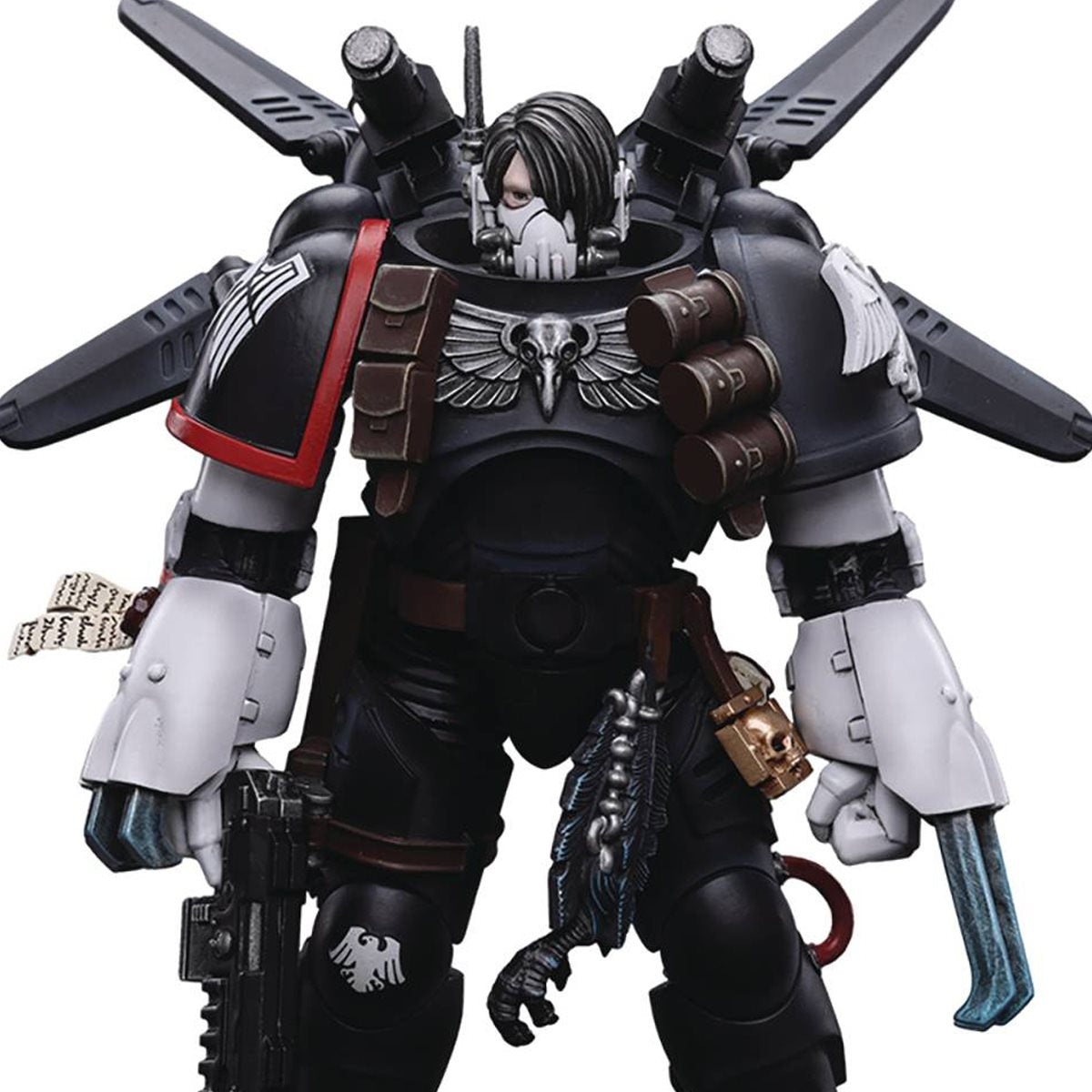 Joy Toy Warhammer 40,000 Raven Guard Chapter Master Kayvaan Shrike 1:18 Scale Action Figure