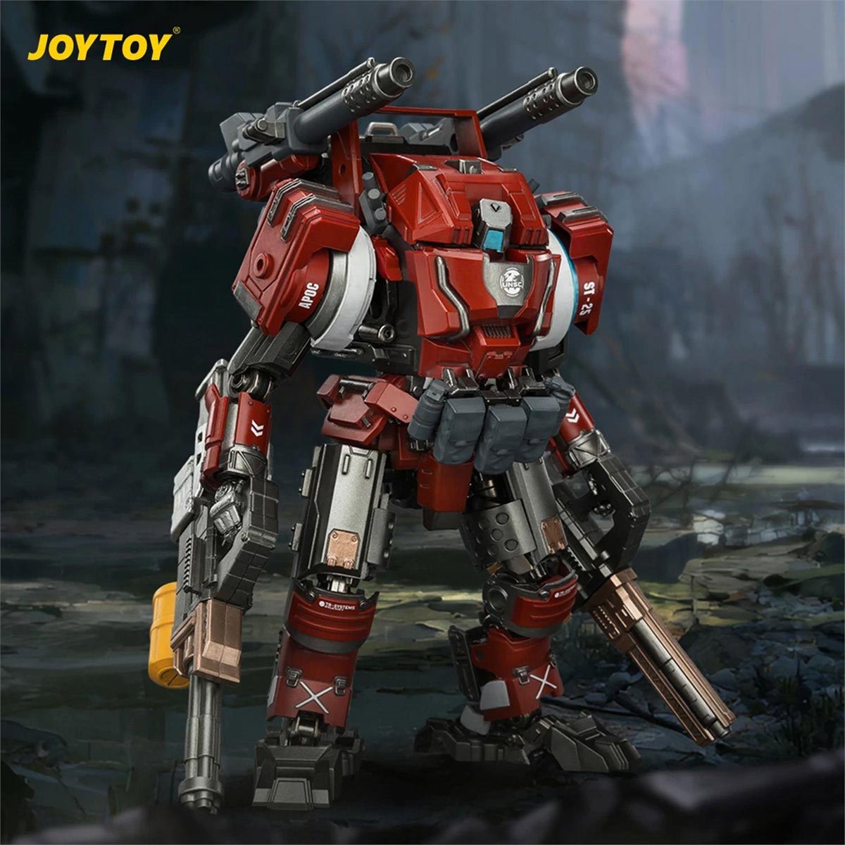 Joy Toy Dark Source APOC Series Iron Skybearer Heavy Fire Assault Mech ST-8625 1:25 Scale Action Figure
