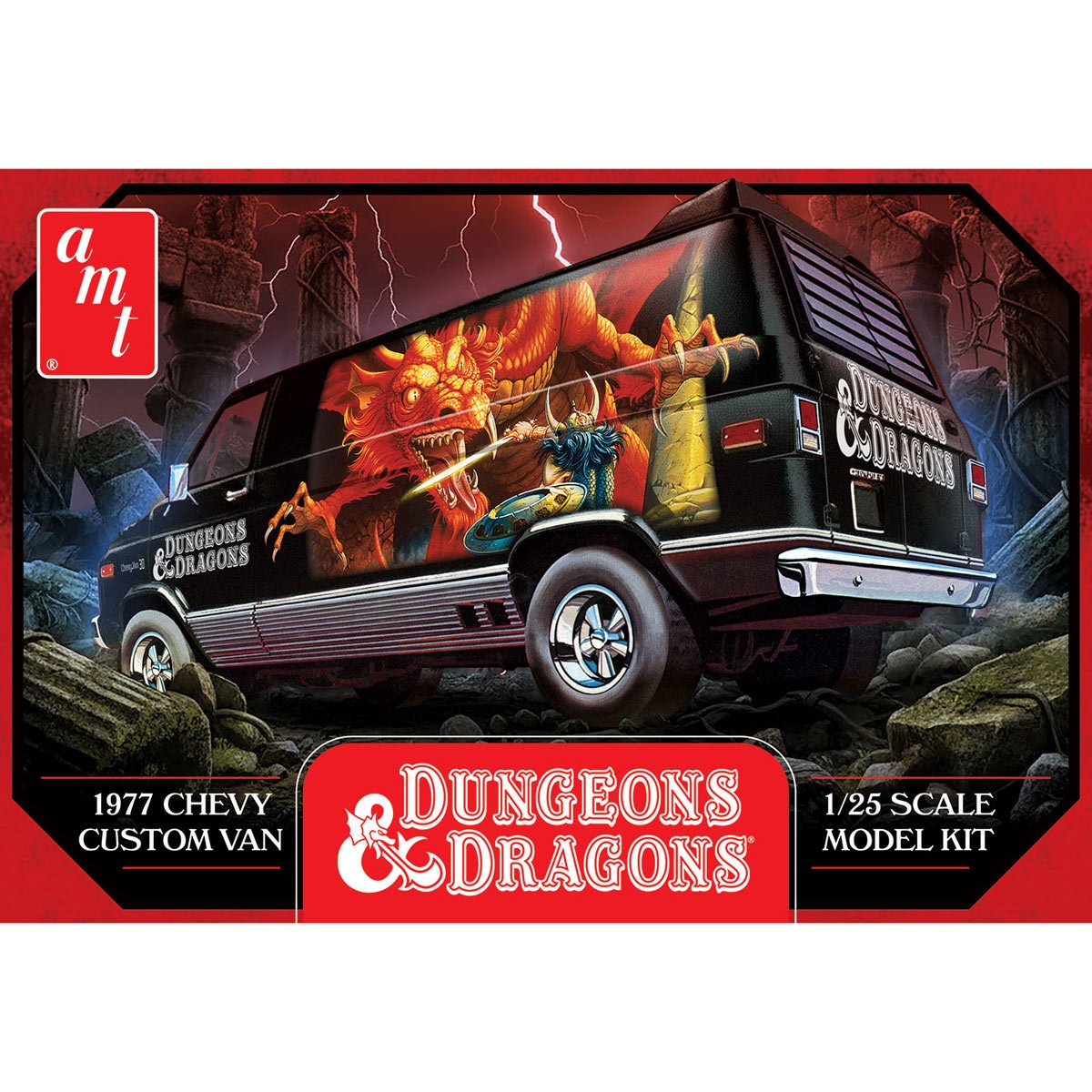 Dungeons & Dragons 1974 Chevy Custom Van 1:25 Scale Model Kit