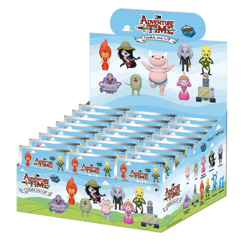 Adventure Time Series 2 3D Foam Bag Clip Random 6-Pack