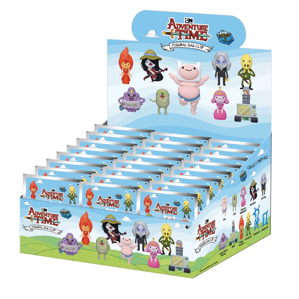 Adventure Time Series 2 3D Foam Bag Clip Random 6-Pack