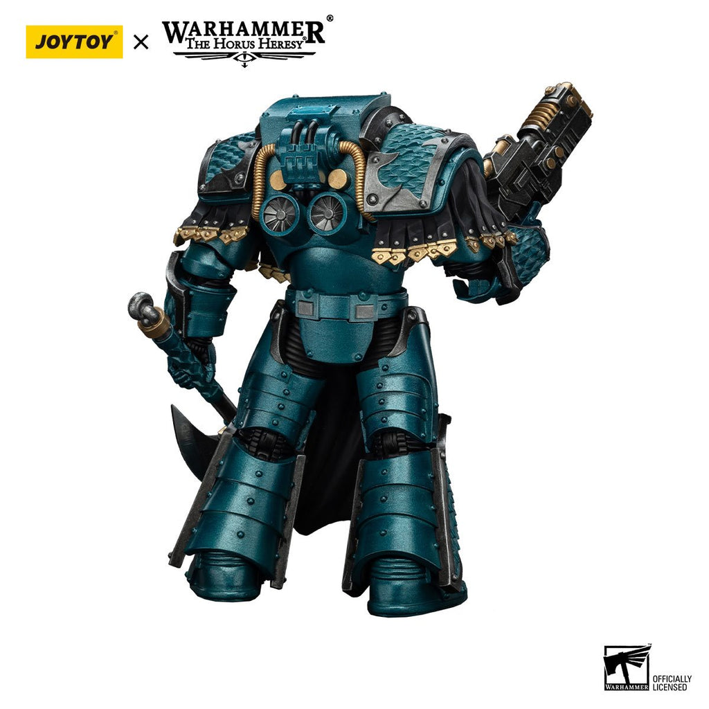 Joy Toy Warhammer The Horus Heresy Alpha Legion Lernaean Terminator with Volkite Charger 1:18 Scale Action Figure