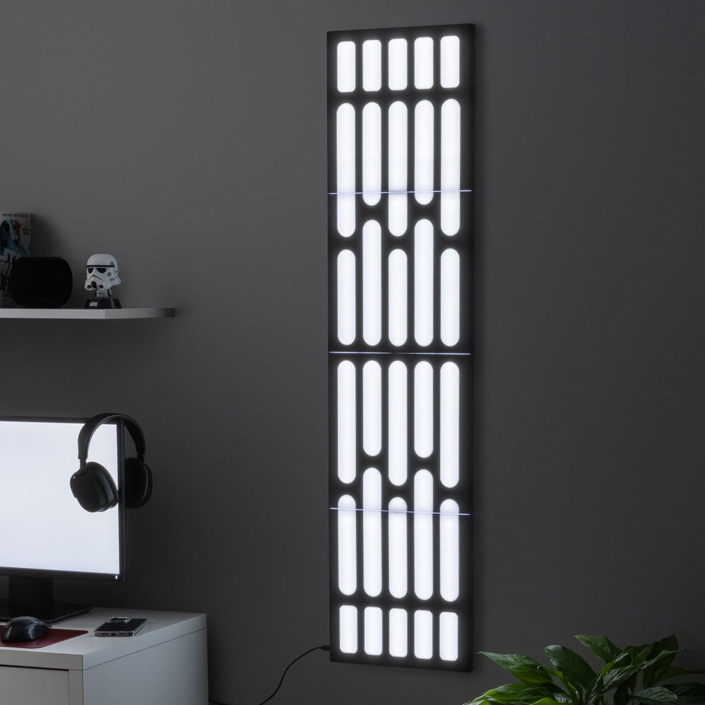 Star Wars Death Star Wall Panel Light with Color Change and Music Reactive Modes
