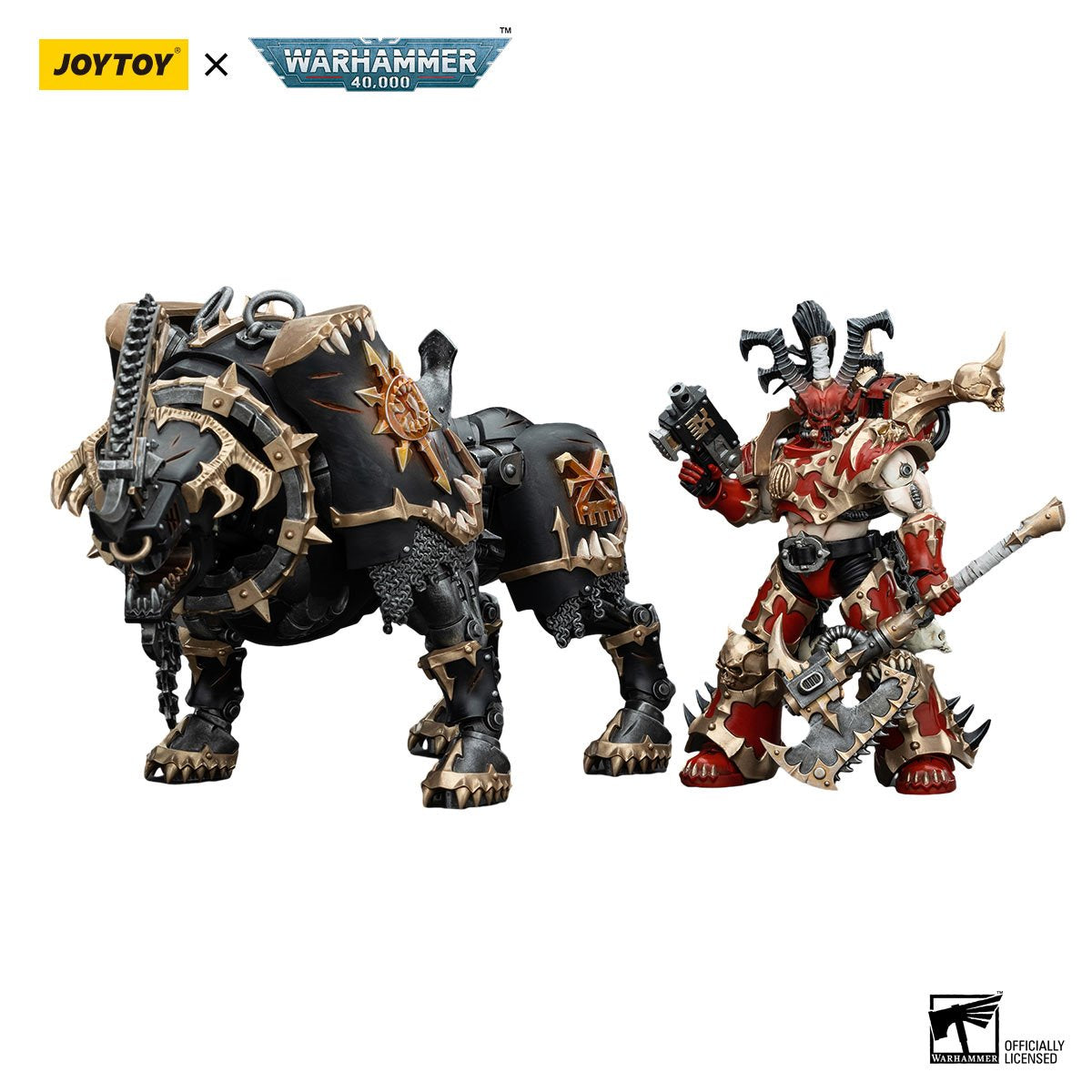 Joy Toy Warhammer 40,000 World Eaters Lord Invocatus 1:18 Scale Action Figure