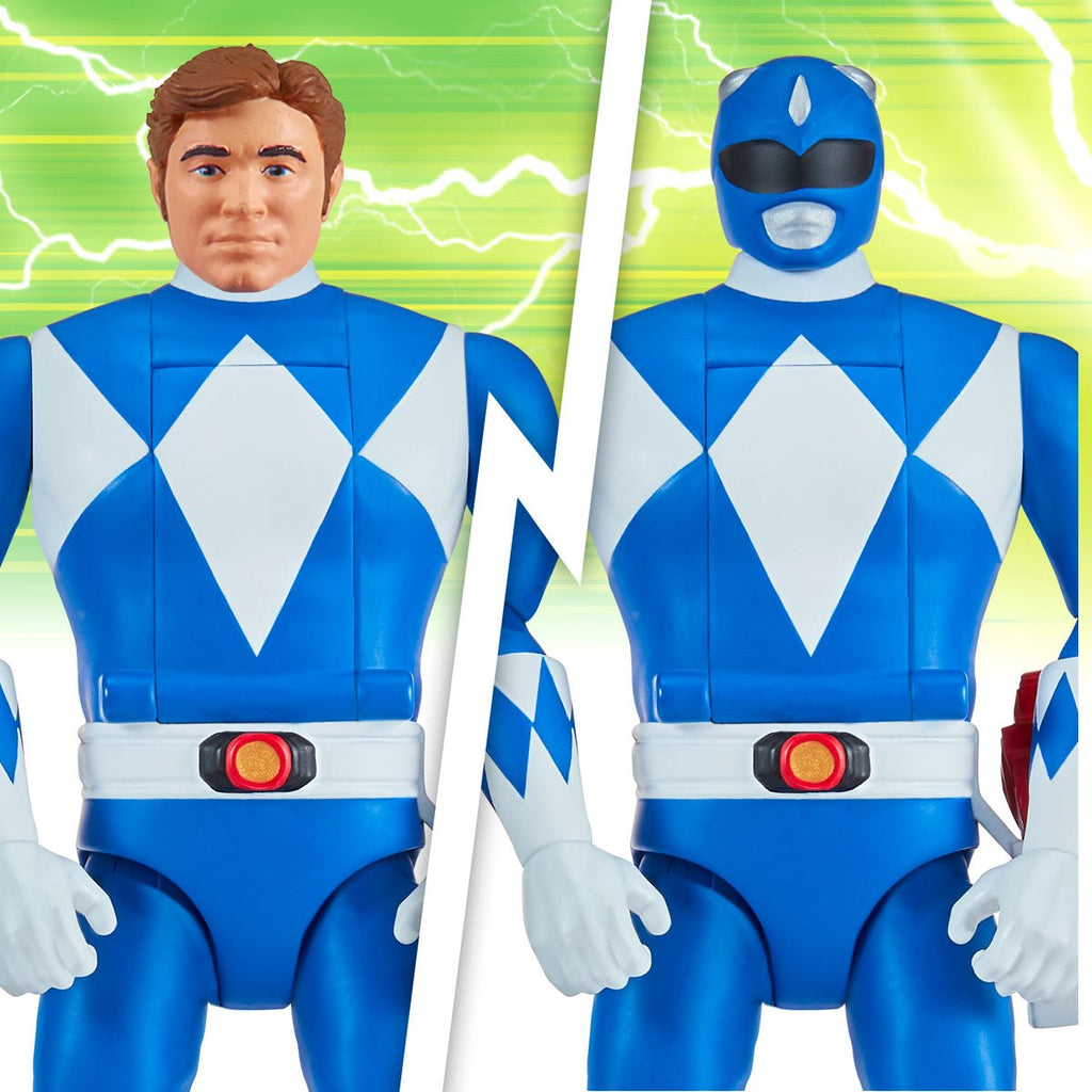 Mighty Morphin Power Rangers: Re-Ignition Auto Morphin Blue Ranger Action Figure