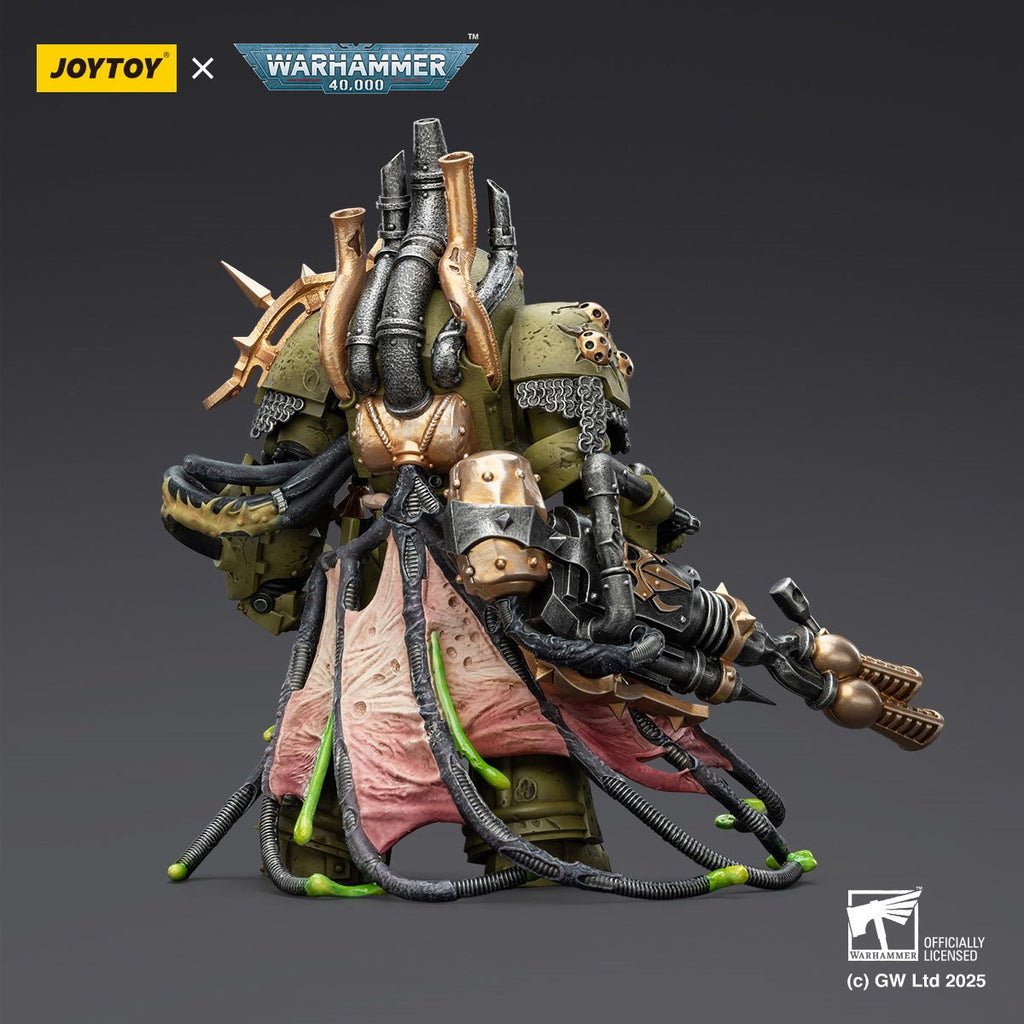 Joy Toy Warhammer 40,000 Death Guard Lord of Virulence with Power Fist and Twin Plague Spewer 1:18 Scale Action Figure